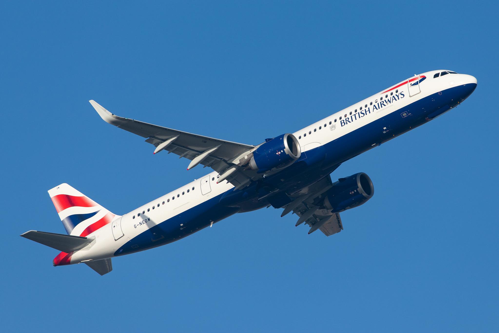 London Heathrow Airport: British Airways (BA / BAW) |  Airbus A321-251NX A21N | G-NEOW | MSN 8984