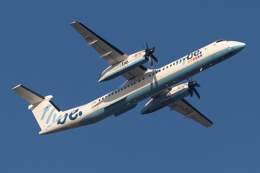 London Heathrow Airport: Flybe (BE / BEE) |  De Havilland Canada Dash 8-400 DH8D | G-JECO | MSN 4126