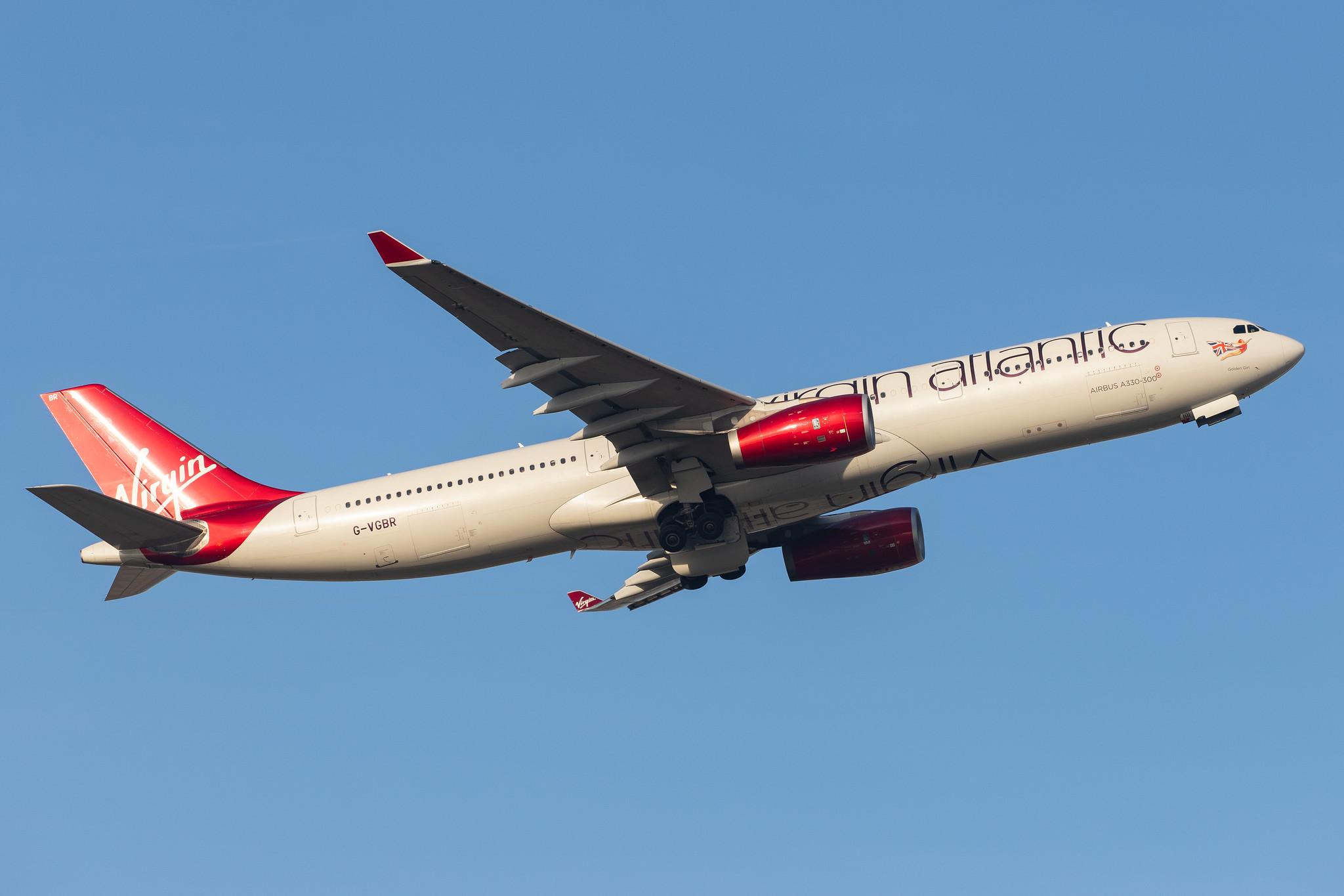 London Heathrow Airport: Virgin Atlantic (VS / VIR) |  Airbus A330-343 A333 | G-VGBR | MSN 1329