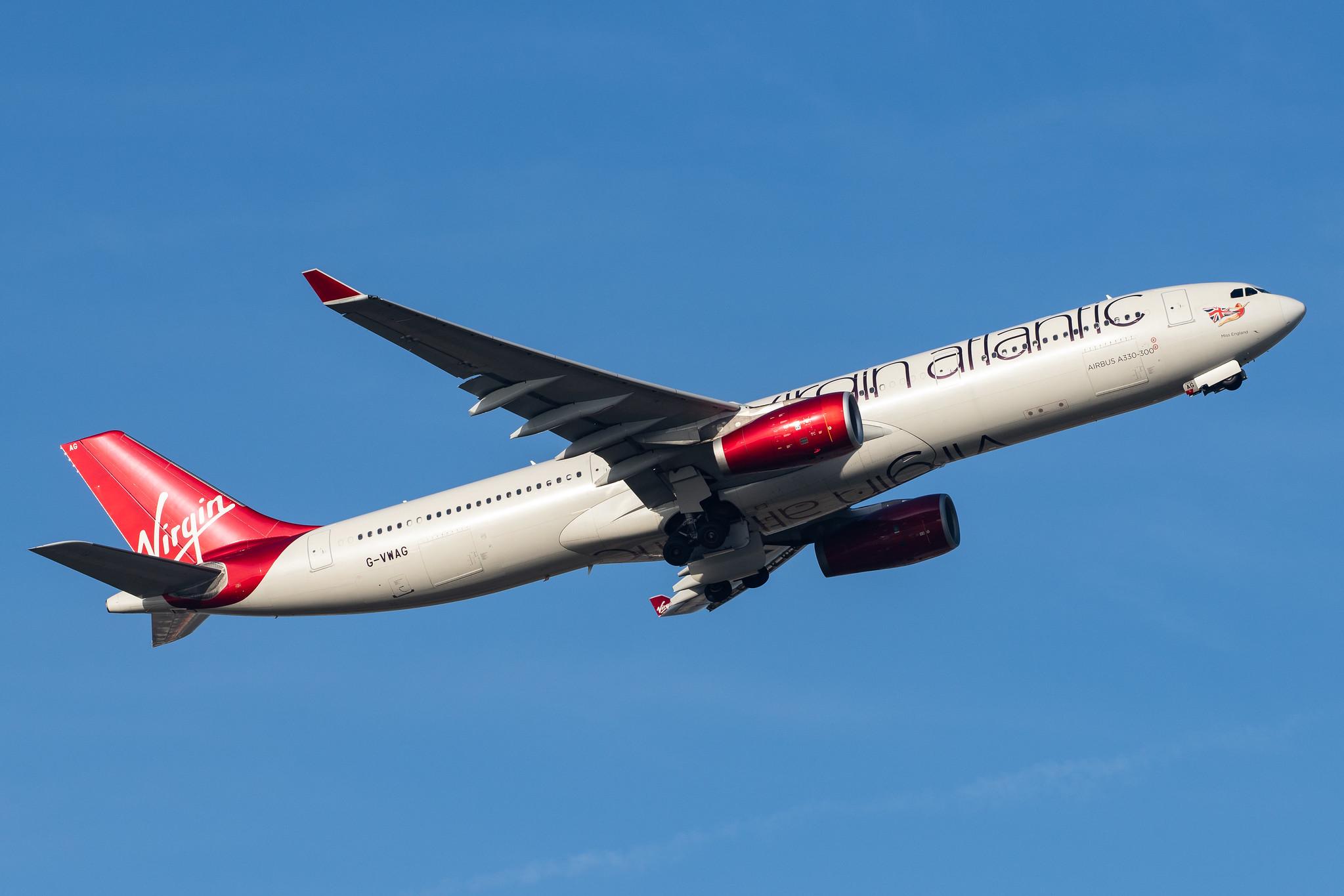 London Heathrow Airport: Virgin Atlantic (VS / VIR) |  Airbus A330-343 A333 | G-VWAG | MSN 1341