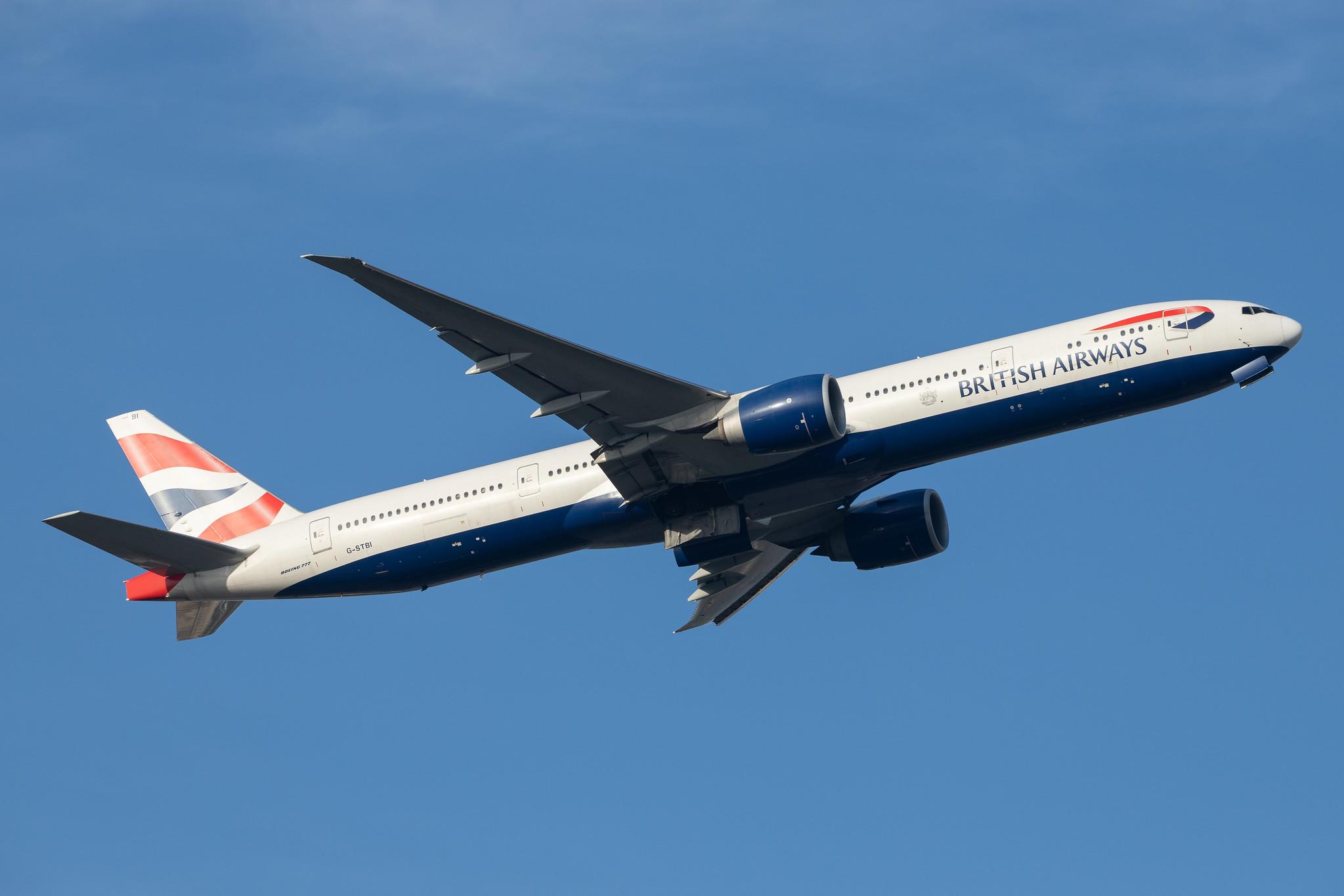 London Heathrow Airport: British Airways (BA / BAW) |  Boeing 777-336(ER) B77W | G-STBI | MSN 43702