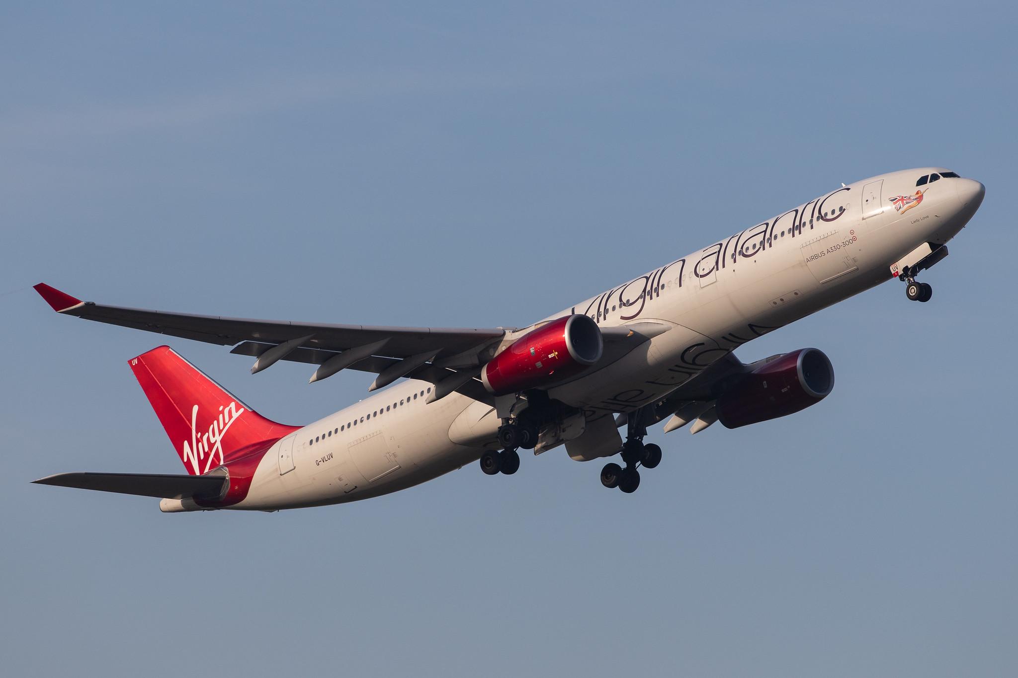 London Heathrow Airport: Virgin Atlantic (VS / VIR) |  Airbus A330-343 A333 | G-VLUV | MSN 1206