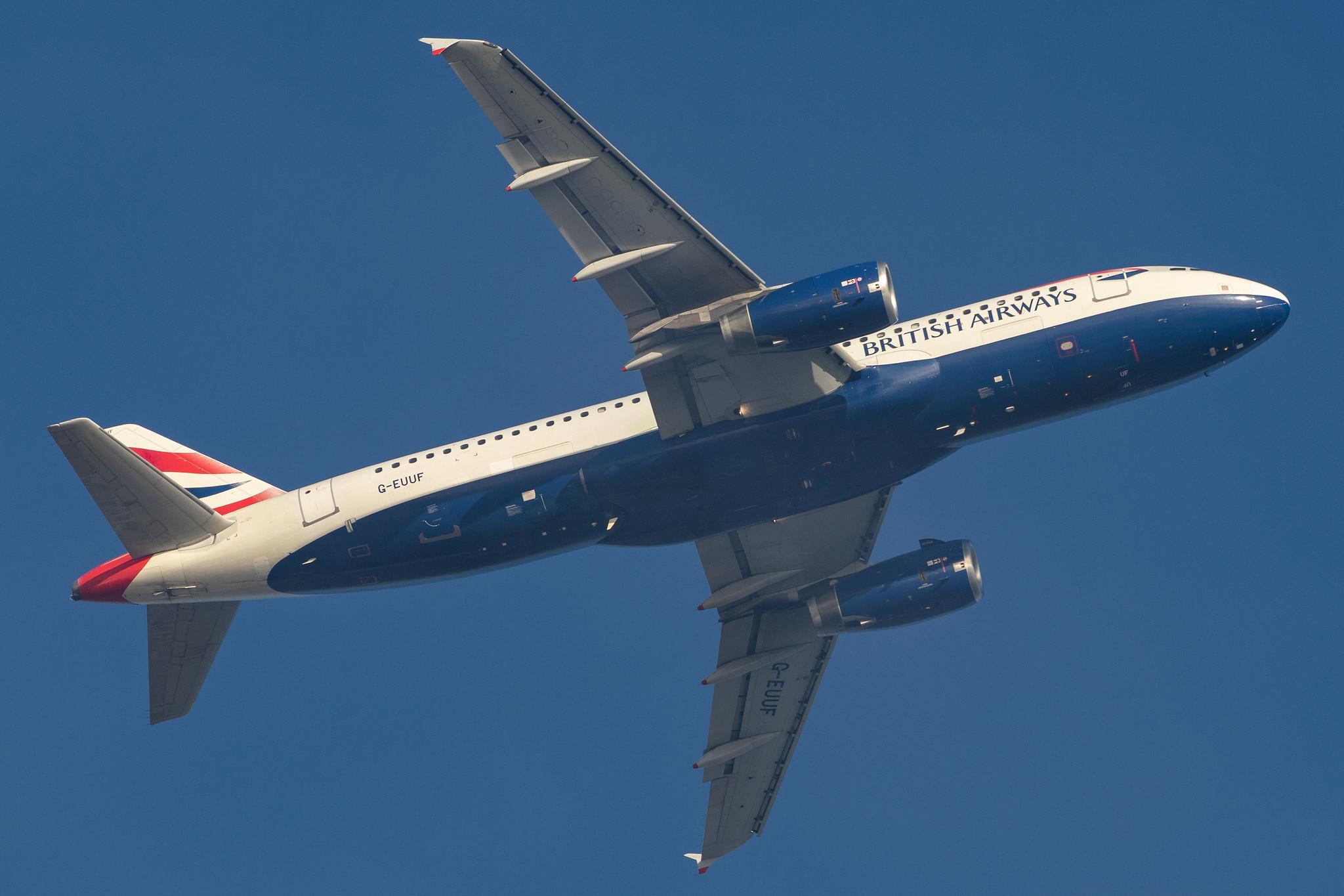 London Heathrow Airport: British Airways (BA / BAW) |  Airbus A320-232 A320 | G-EUUF | MSN 1806