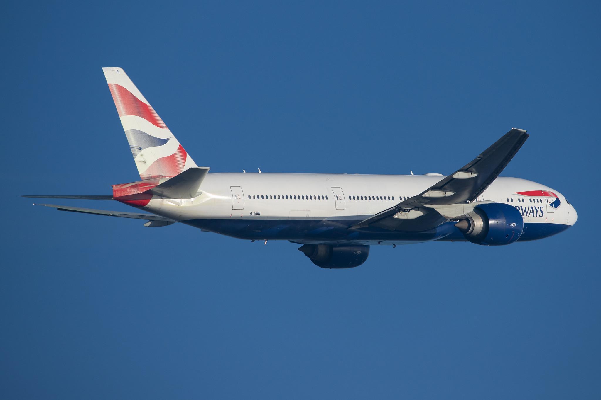 London Heathrow Airport: British Airways (BA / BAW) |  Boeing 777-236(ER) B772 | G-VIIN | MSN 29319