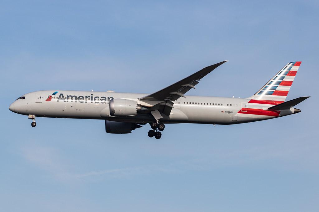 London Heathrow Airport: American Airlines (AA / AAL) |  Boeing 787-9 Dreamliner B789 | N827AN | MSN 40647