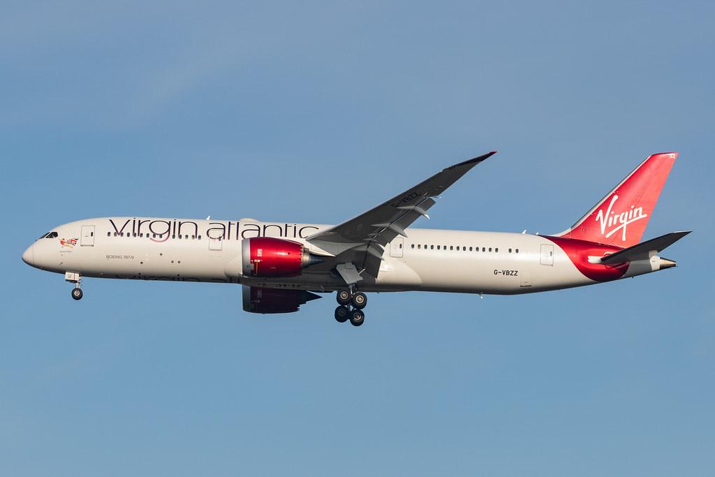 London Heathrow Airport: Virgin Atlantic (VS / VIR) |  Boeing 787-9 Dreamliner B789 | G-VBZZ | MSN 37976