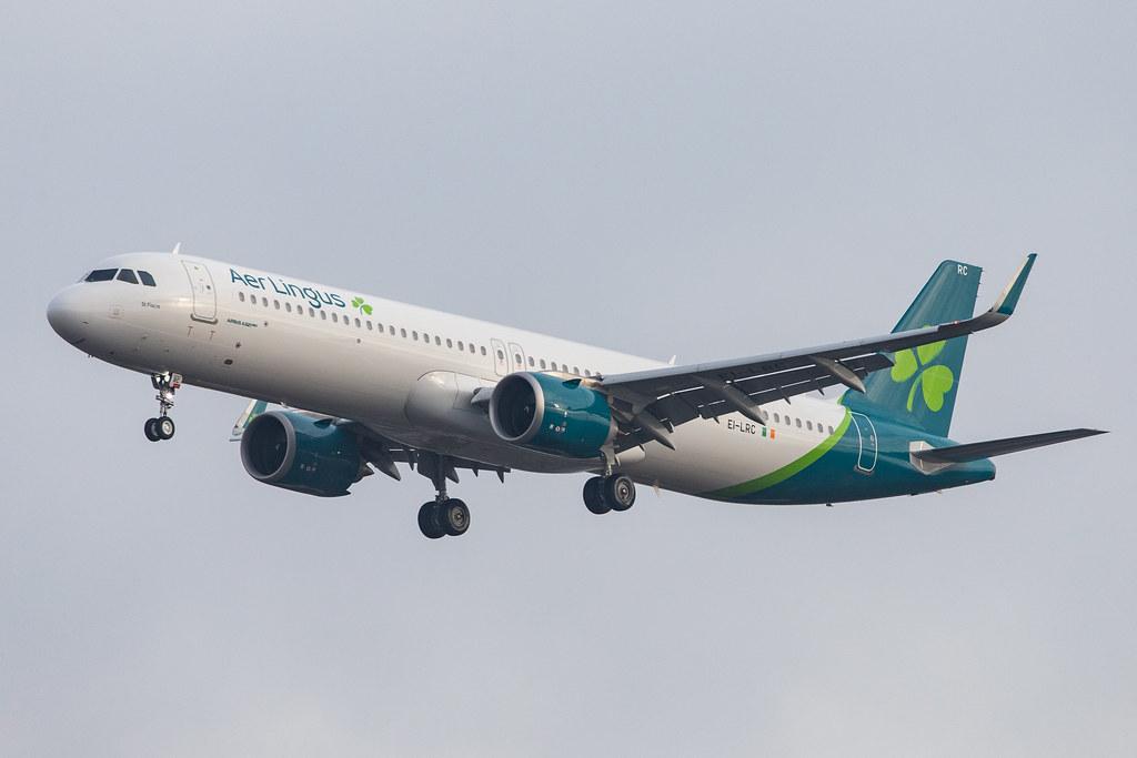 London Heathrow Airport: Aer Lingus (EI / EIN) |  Airbus A321-253NX A21N | EI-LRC | MSN 8965