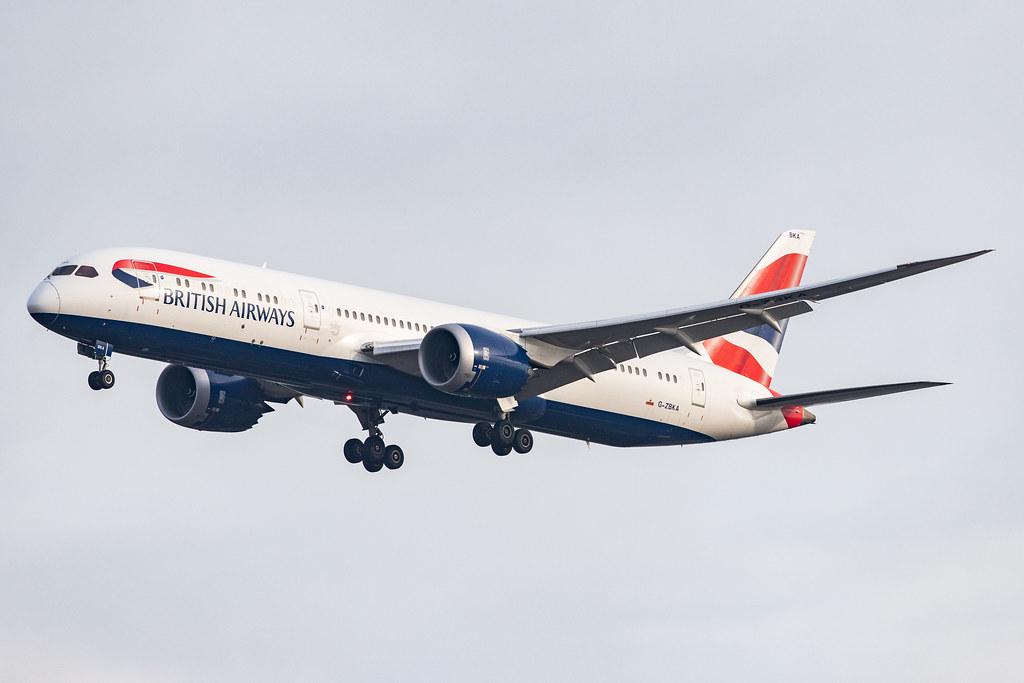London Heathrow Airport: British Airways (BA / BAW) |  Boeing 787-9 Dreamliner B789 | G-ZBKA | MSN 38616