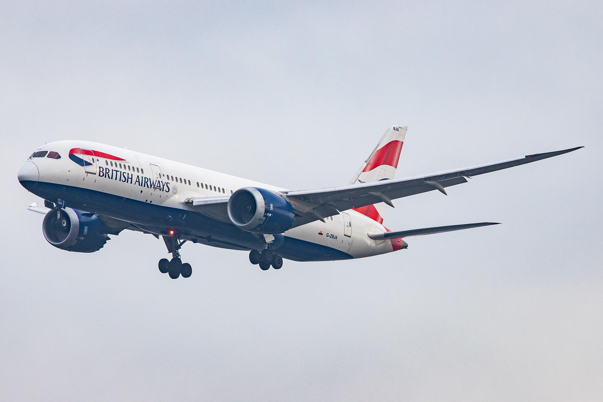 London Heathrow Airport: British Airways (BA / BAW) |  Boeing 787-8 Dreamliner B788 | G-ZBJA | MSN 38609