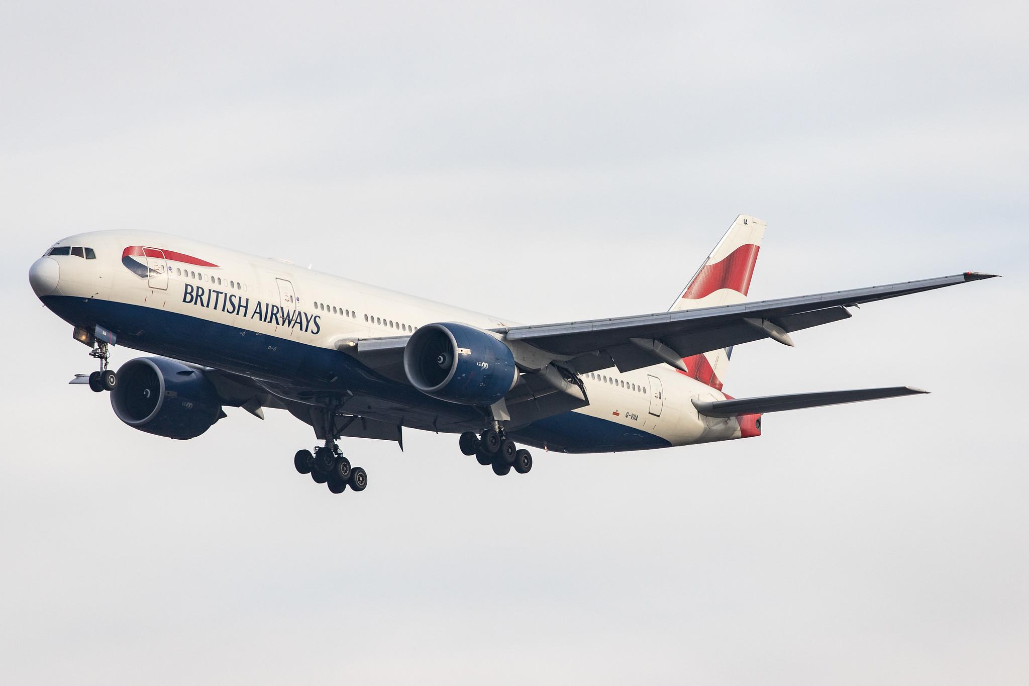 London Heathrow Airport: British Airways (BA / BAW) |  Boeing 777-236(ER) B772 | G-VIIA | MSN 27483