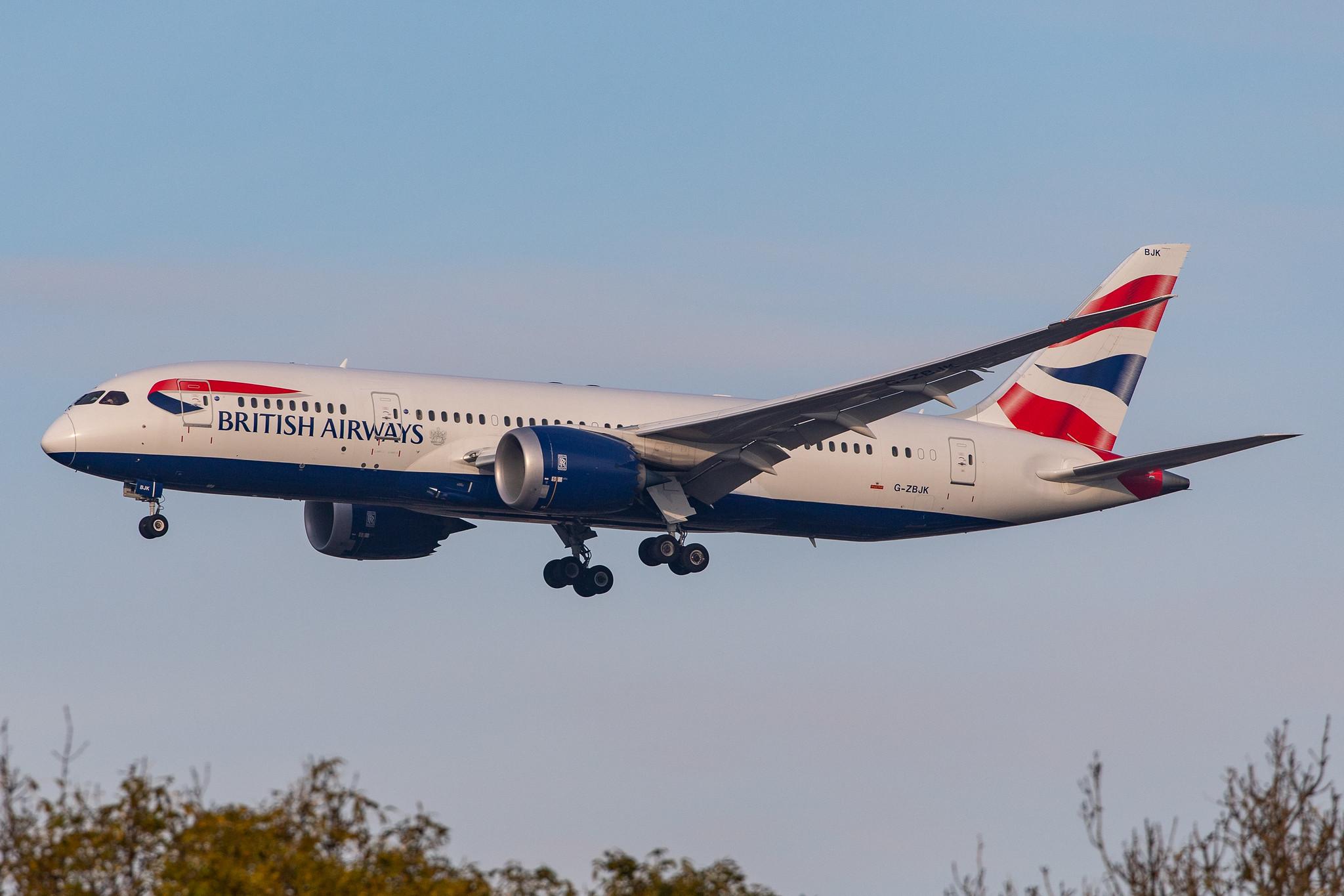 London Heathrow Airport: British Airways (BA / BAW) |  Boeing 787-8 Dreamliner B788 | G-ZBJK | MSN 60630