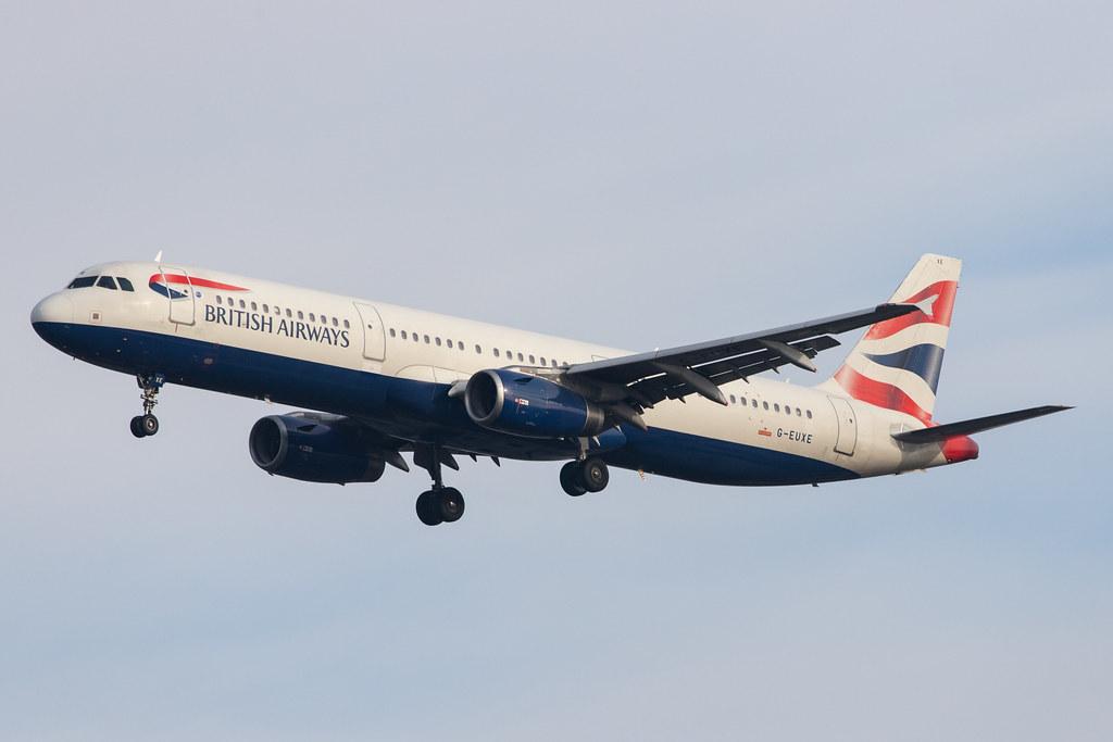 London Heathrow Airport: British Airways (BA / BAW) |  Airbus A321-231 A321 | G-EUXE | MSN 2323
