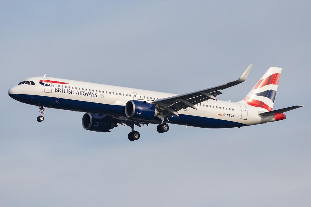 London Heathrow Airport: British Airways (BA / BAW) |  Airbus A321-251NX A21N | G-NEOW | MSN 8984