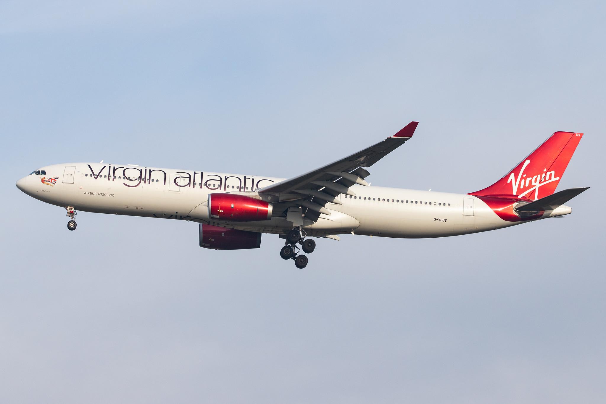 London Heathrow Airport: Virgin Atlantic (VS / VIR) |  Airbus A330-343 A333 | G-VLUV | MSN 1206