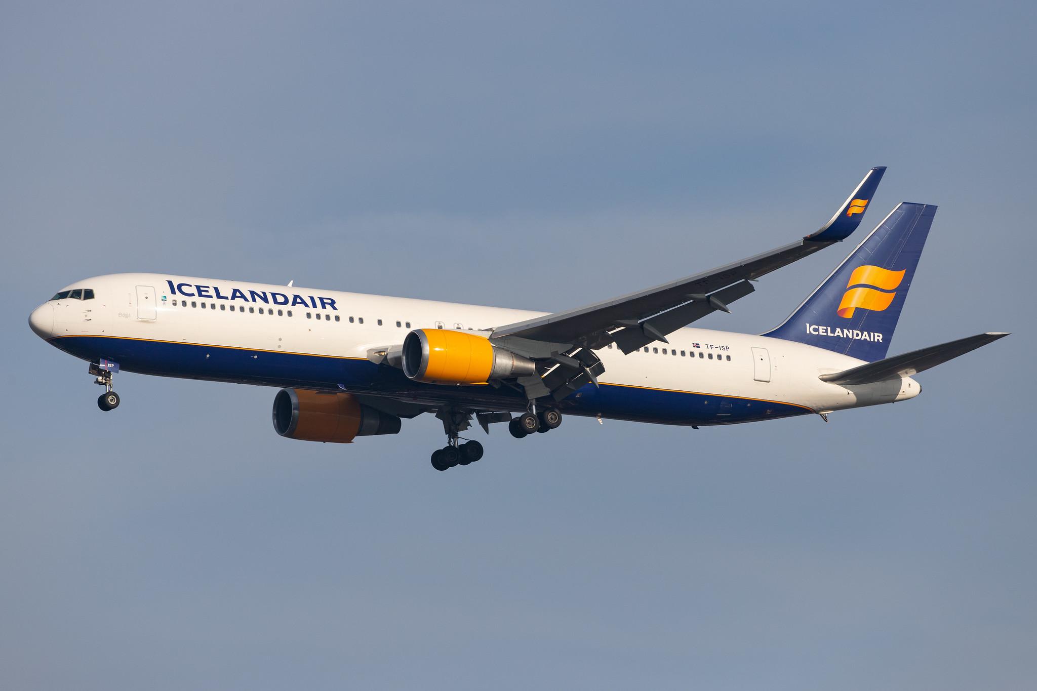 London Heathrow Airport: Icelandair (FI / ICE) |  Boeing 767-319(ER) B763 | TF-ISP | MSN 26971