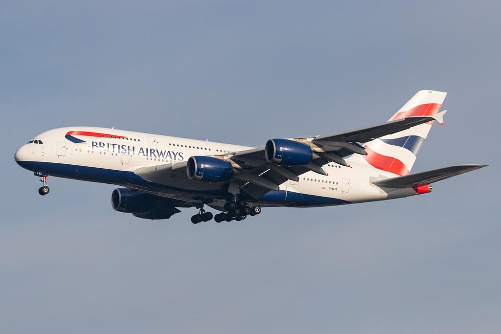 London Heathrow Airport: British Airways (BA / BAW) |  Airbus A380-841 A388 | G-XLEE | MSN 148