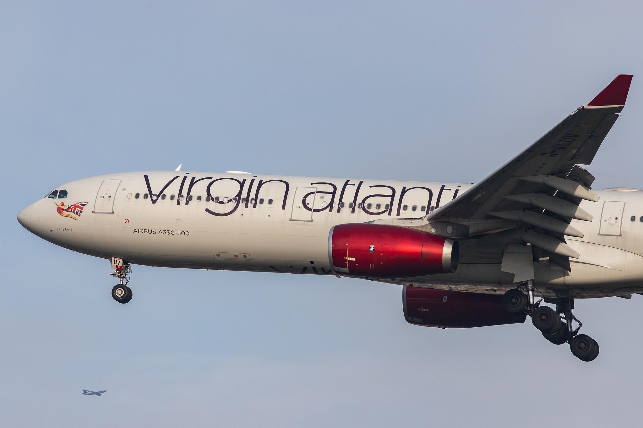 London Heathrow Airport: Virgin Atlantic (VS / VIR) |  Airbus A330-343 A333 | G-VLUV | MSN 1206