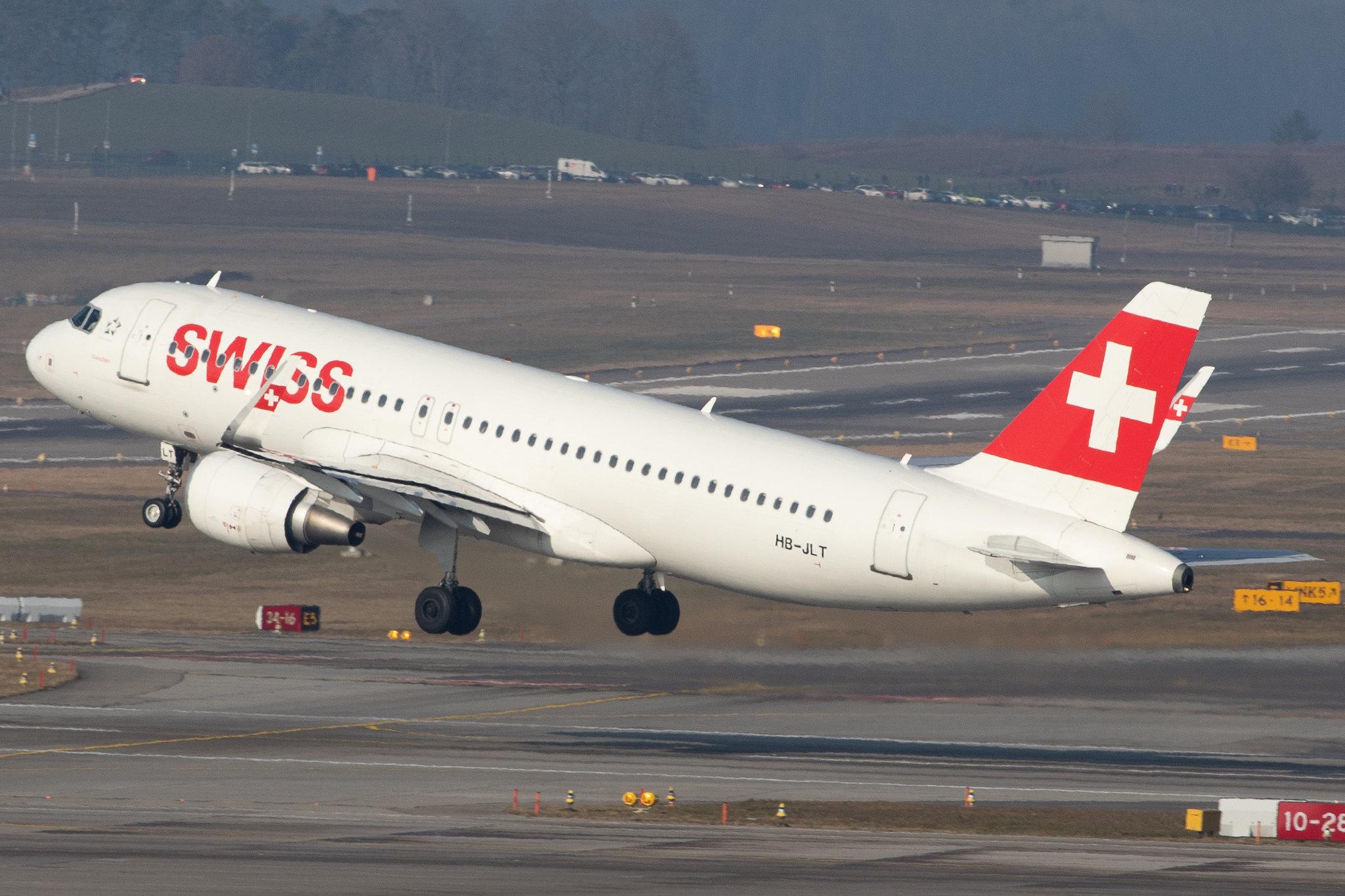 Flughafen Zürich: Swiss (LX / SWR) |  Airbus A320-214 A320 | HB-JLT | MSN 5518