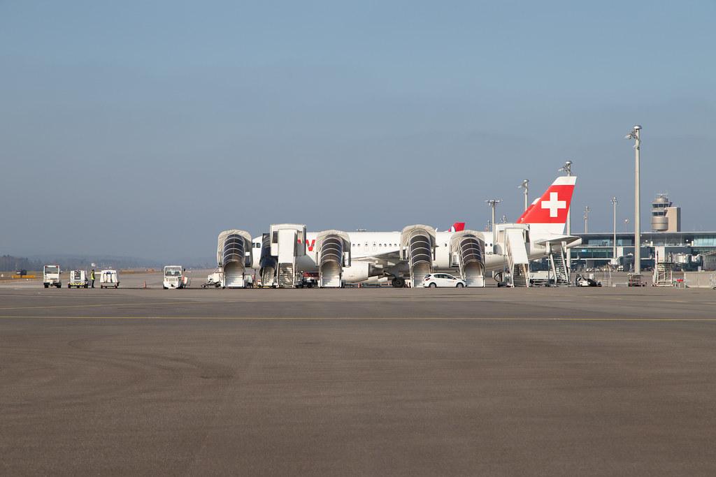 Flughafen Zürich: Vorfeld / Apron |
