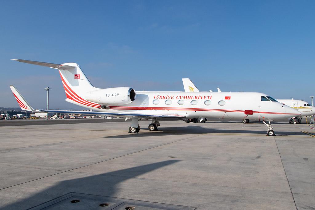 Flughafen Zürich: Turkish Government (/ TRK) | Operator: Turkuaz Airlines |  Gulfstream G450 GLF4 | TC-GAP | MSN 4240