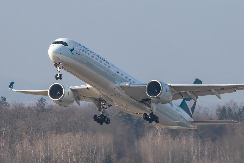 Flughafen Zürich: Cathay Pacific (CX / CPA) |  Airbus A350-1041 A35K | B-LXC | MSN 188