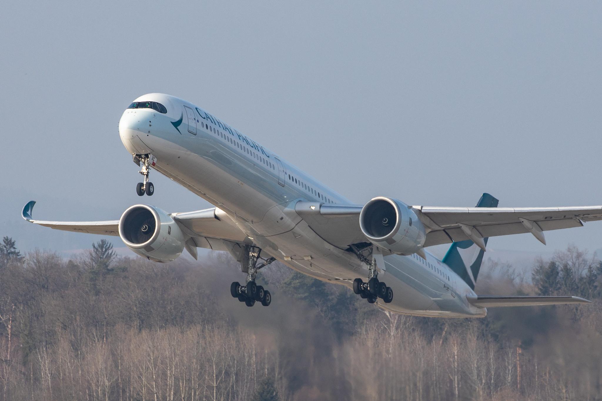 Flughafen Zürich: Cathay Pacific (CX / CPA) |  Airbus A350-1041 A35K | B-LXC | MSN 188