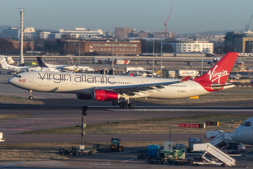 London Heathrow Airport: Virgin Atlantic (VS / VIR) |  Airbus A330-343 A333 | G-VSXY | MSN 1195