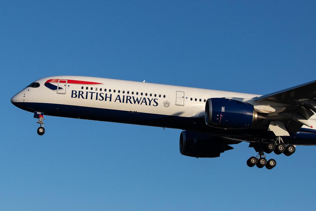 London Heathrow Airport: British Airways (BA / BAW) |  Airbus A350-1041 A35K | G-XWBD | MSN 374