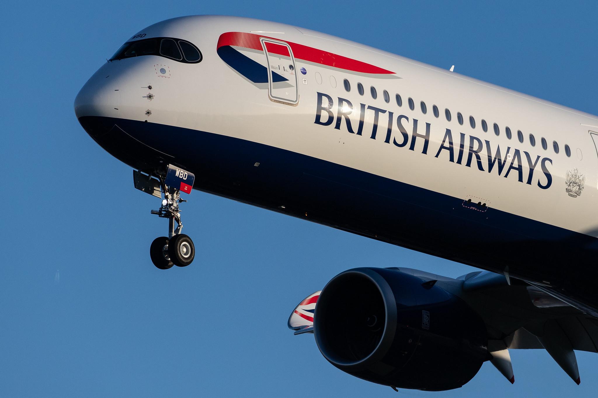 London Heathrow Airport: British Airways (BA / BAW) |  Airbus A350-1041 A35K | G-XWBD | MSN 374