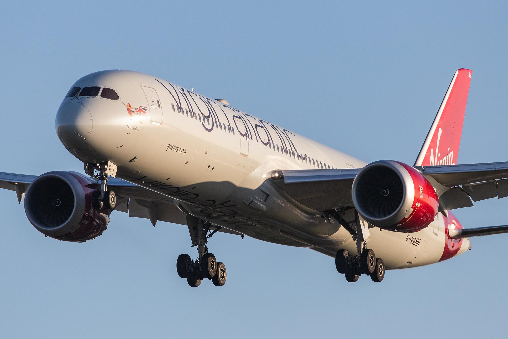 London Heathrow Airport: Virgin Atlantic (VS / VIR) |  Boeing 787-9 Dreamliner B789 | G-VAHH | MSN 37967