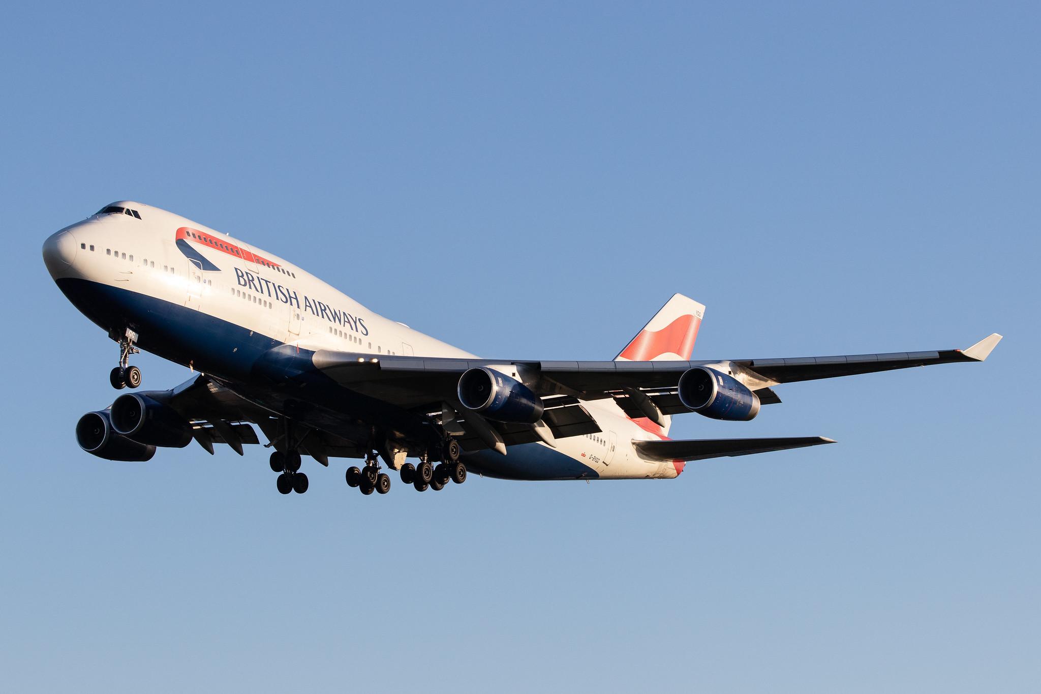 London Heathrow Airport: British Airways (BA / BAW) |  Boeing 747-436 B744 | G-BYGG | MSN 28859
