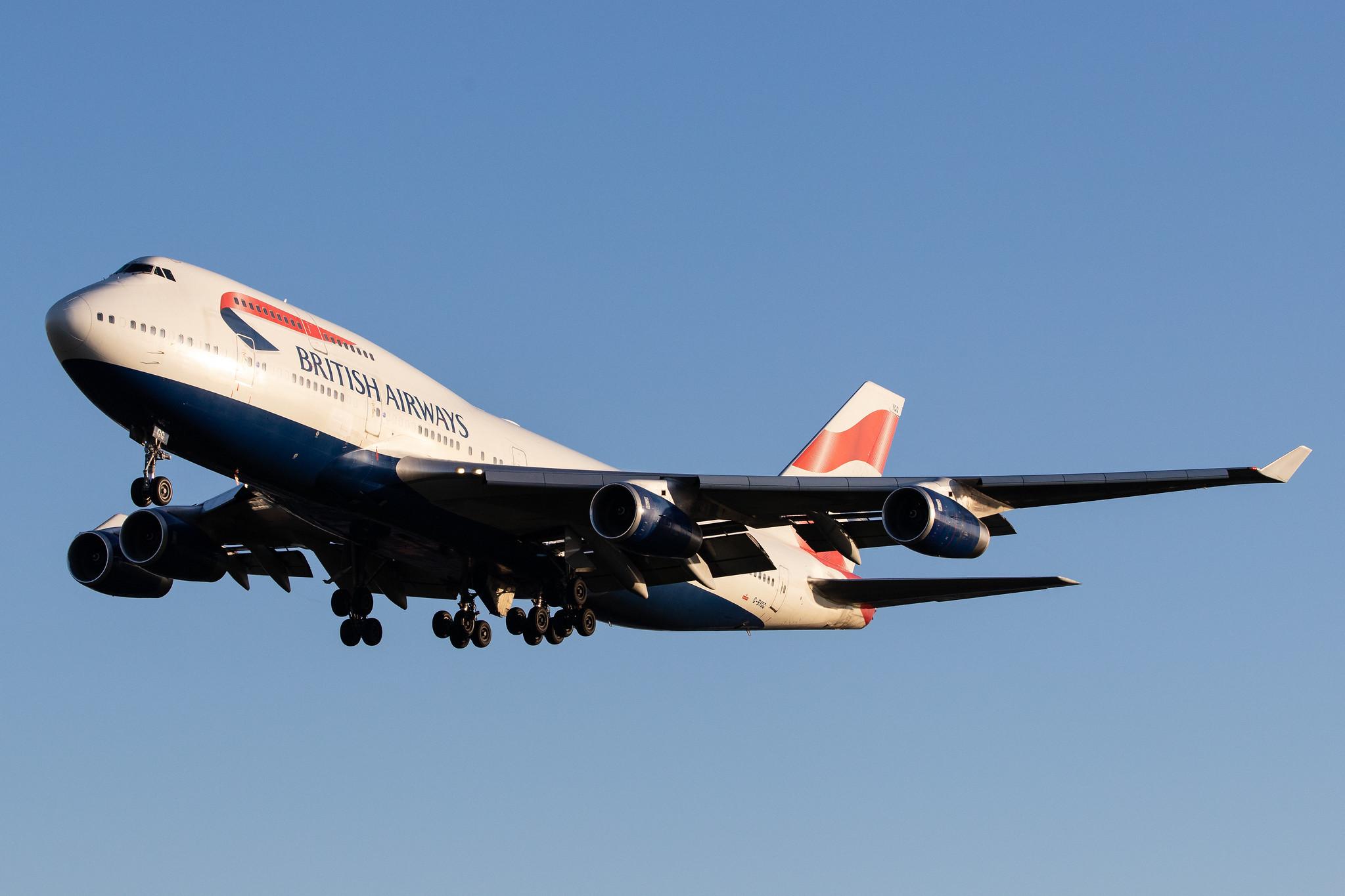 London Heathrow Airport: British Airways (BA / BAW) |  Boeing 747-436 B744 | G-BYGG | MSN 28859