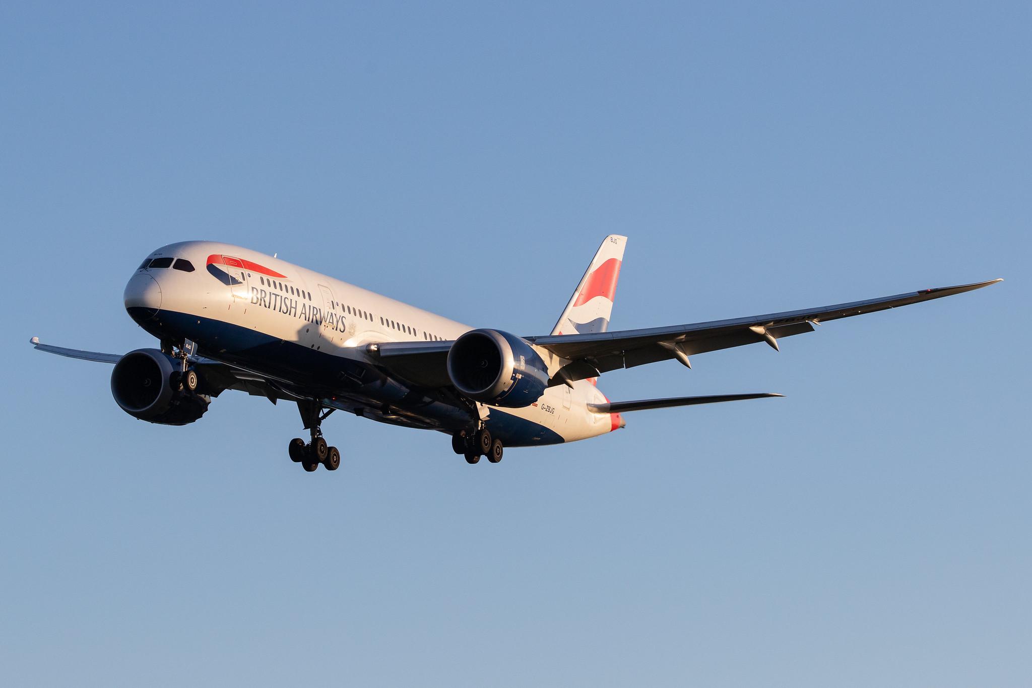 London Heathrow Airport: British Airways (BA / BAW) |  Boeing 787-8 Dreamliner B788 | G-ZBJG | MSN 38614