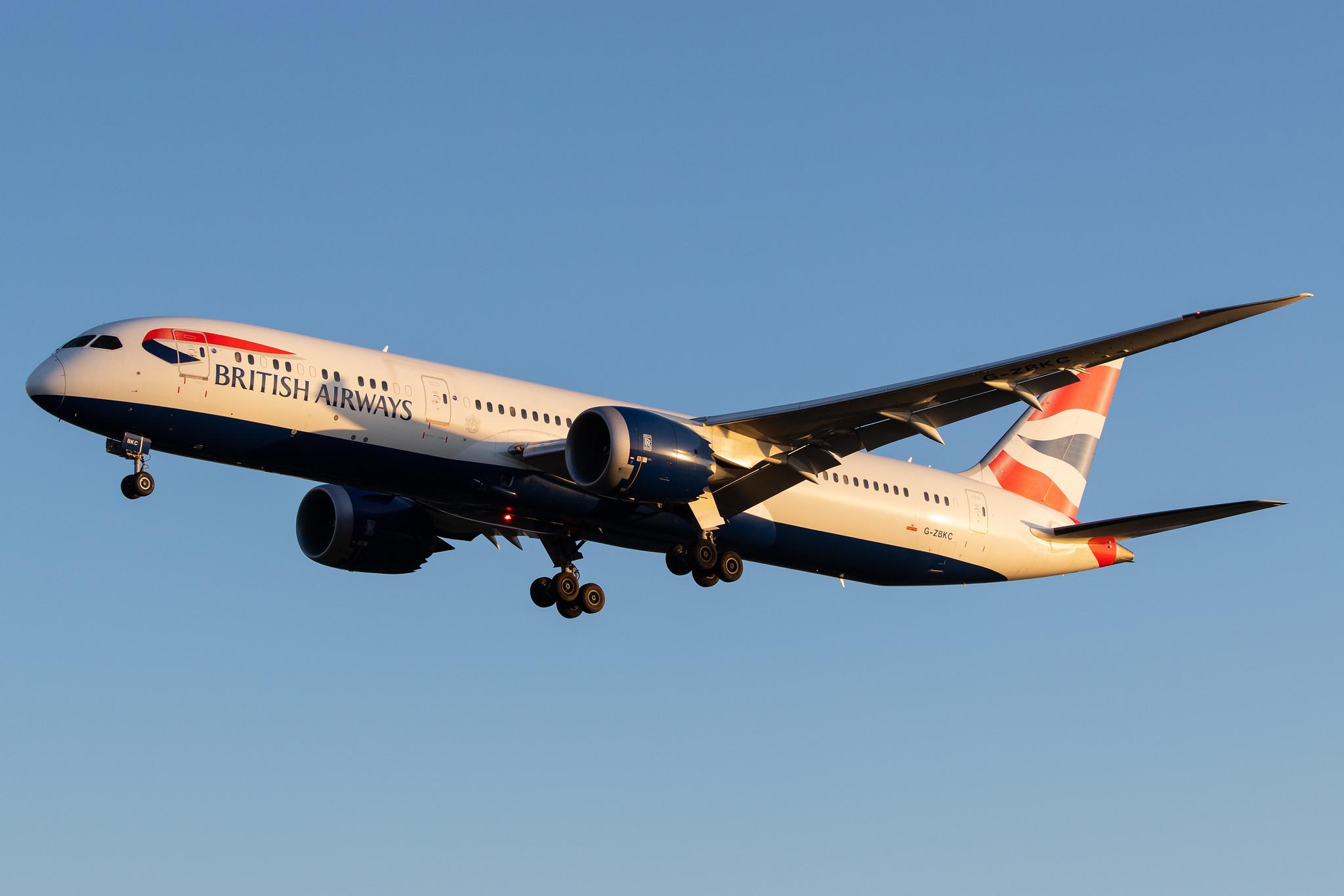 London Heathrow Airport: British Airways (BA / BAW) |  Boeing 787-9 Dreamliner B789 | G-ZBKC | MSN 38621