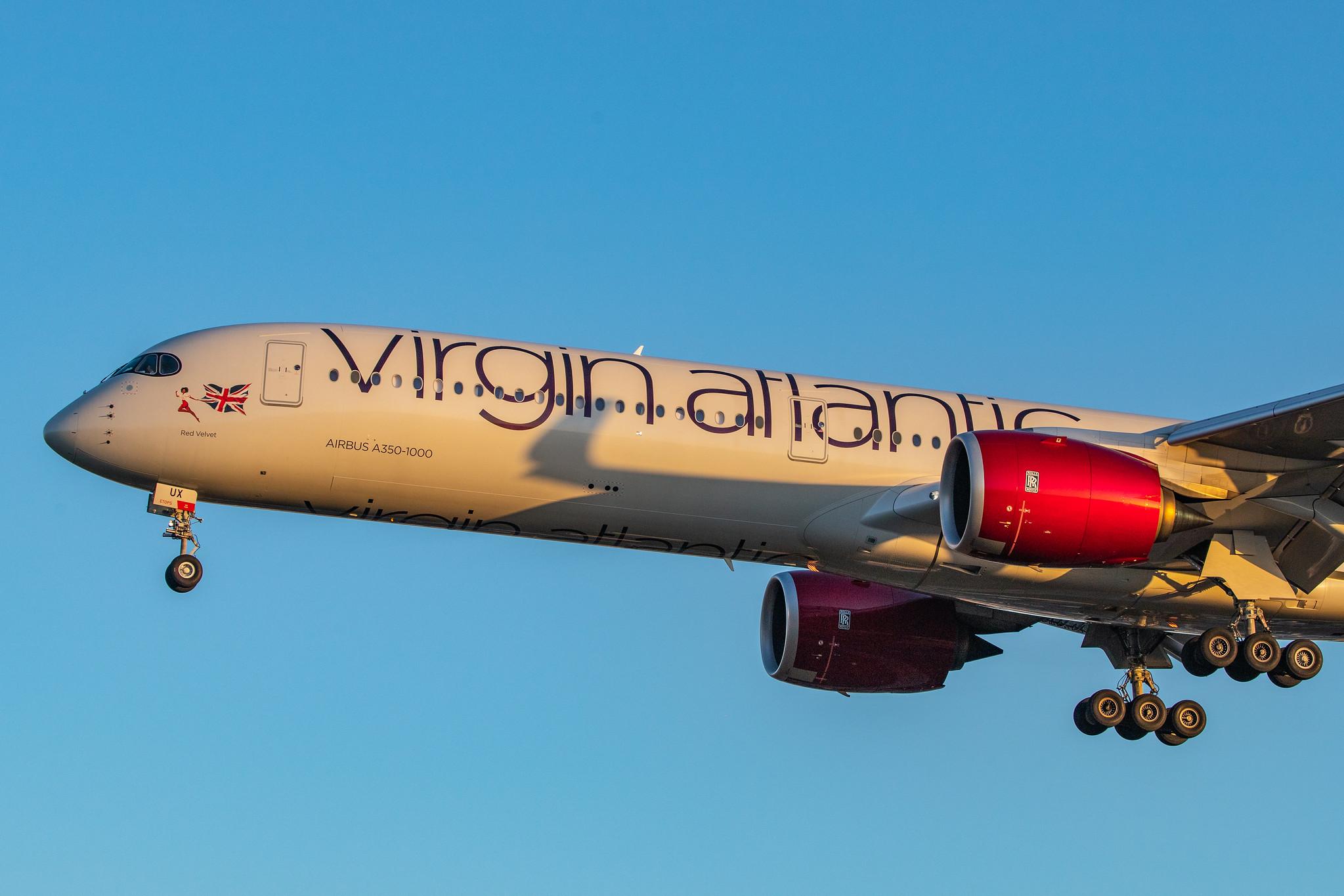 London Heathrow Airport: Virgin Atlantic (VS / VIR) |  Airbus A350-1041 A35K | G-VLUX | MSN 274