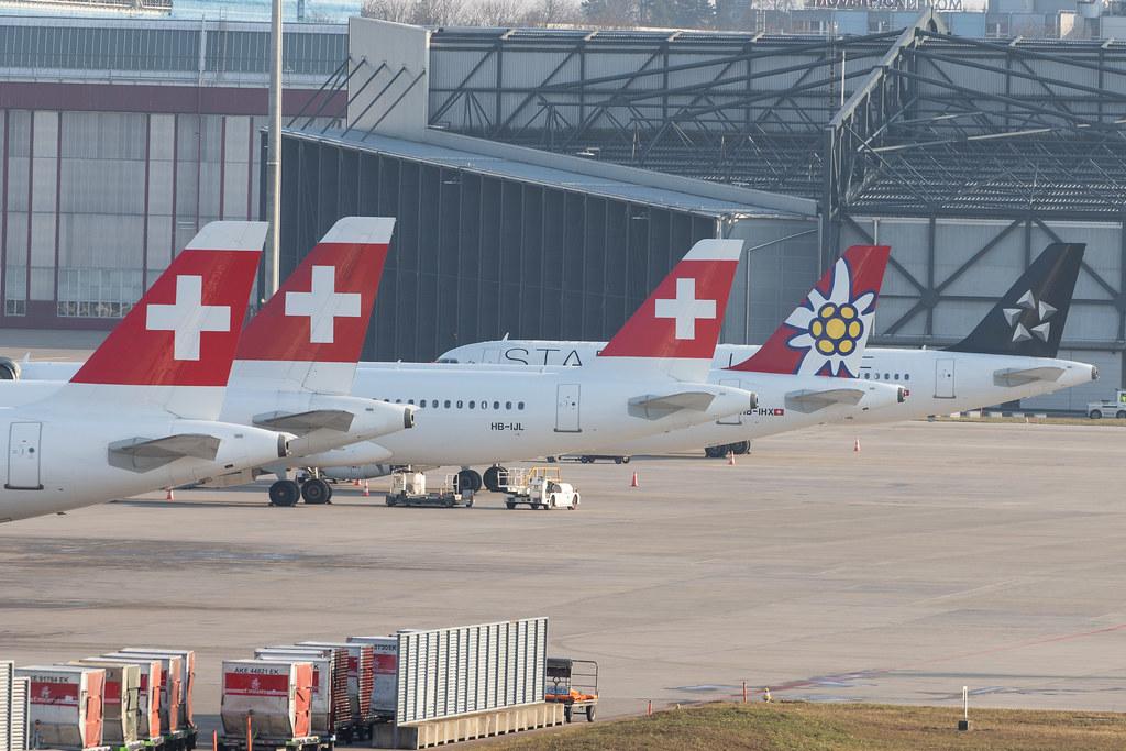 Flughafen Zürich: Vorfeld / Apron |