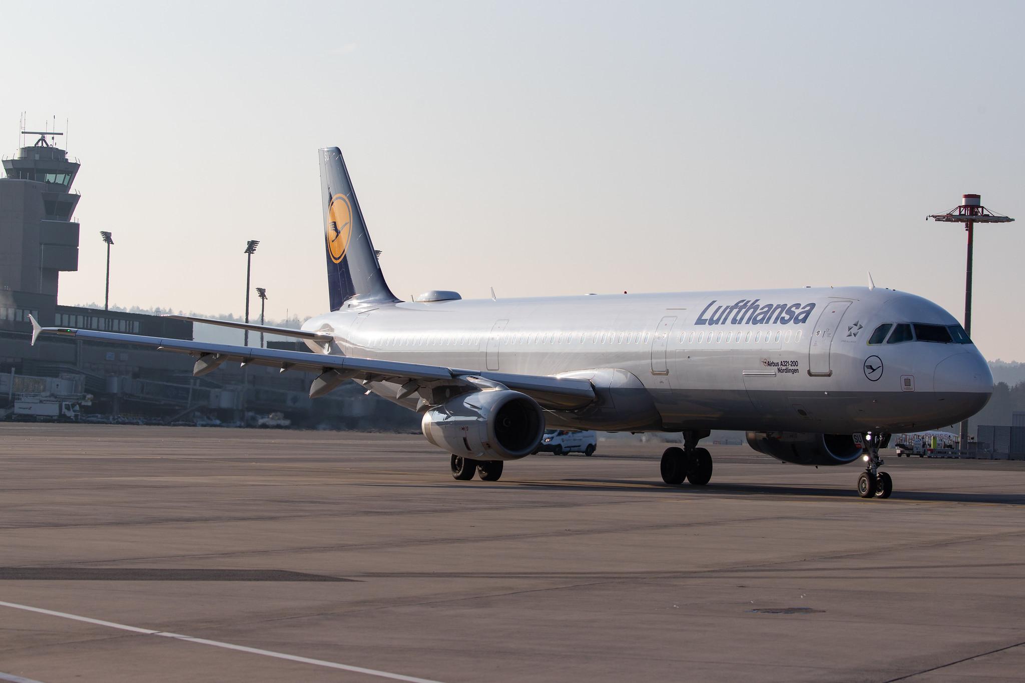 Flughafen Zürich: Lufthansa (LH / DLH) |  Airbus A321-231 A321 | D-AISU | MSN 4016