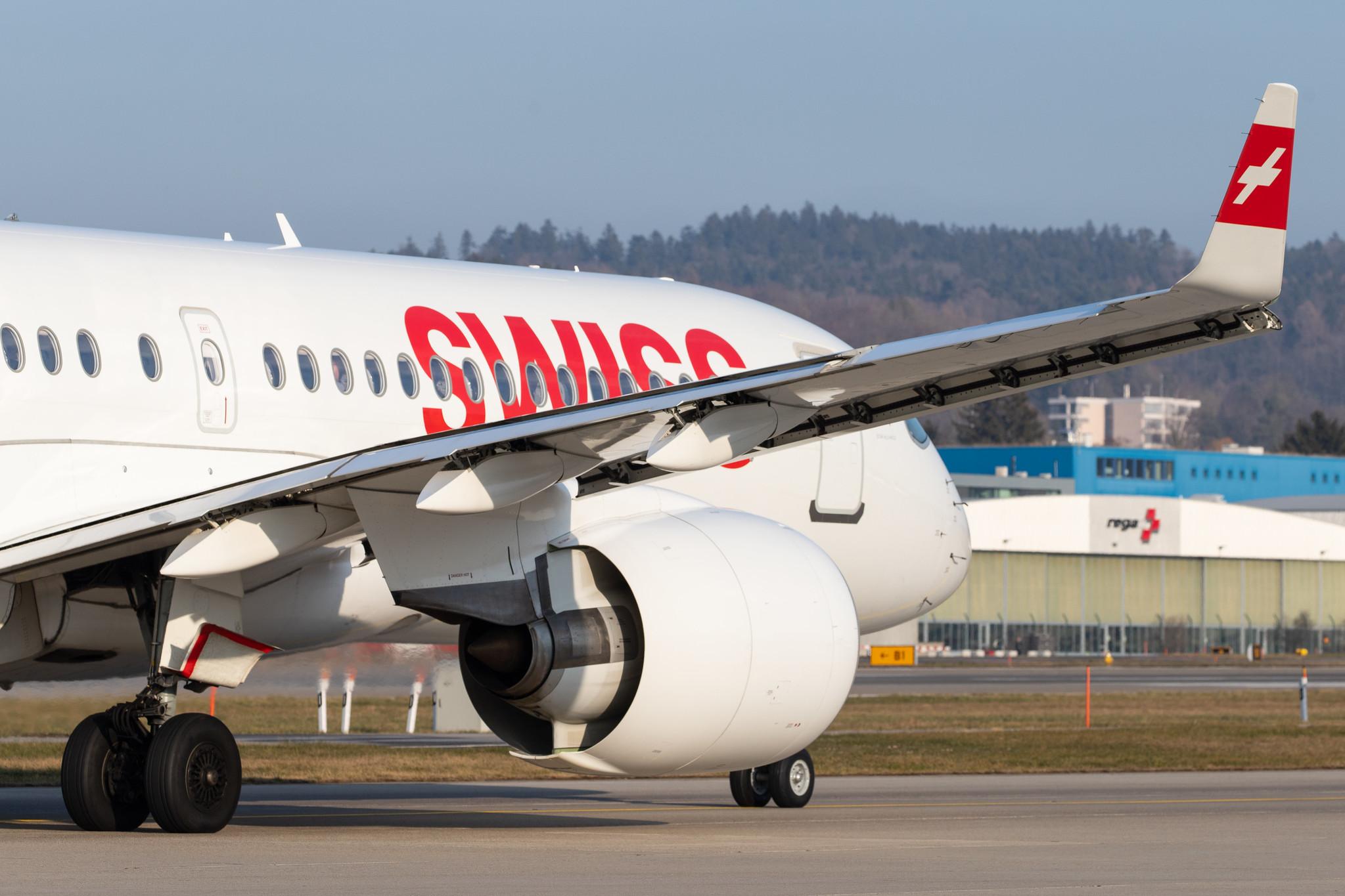 Flughafen Zürich: Swiss (LX / SWR) |  Airbus A220-300 BCS3 | HB-JCI | MSN 55023