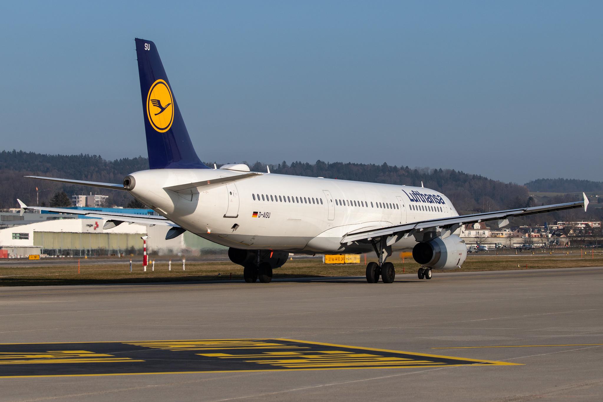 Flughafen Zürich: Lufthansa (LH / DLH) |  Airbus A321-231 A321 | D-AISU | MSN 4016