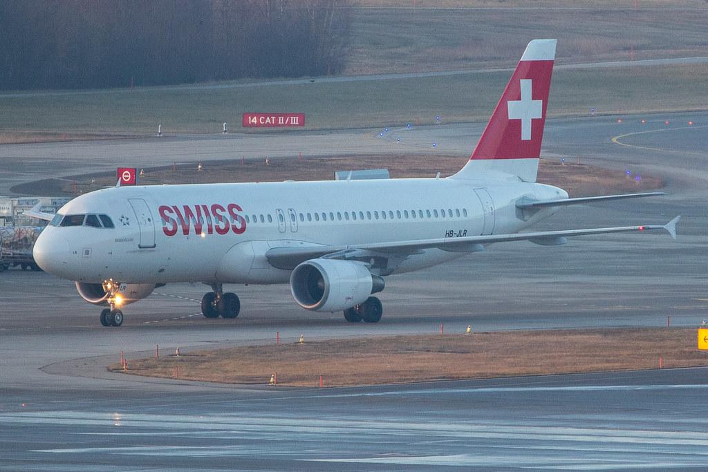 Flughafen Zürich: Swiss (LX / SWR) |  Airbus A320-214 A320 | HB-JLR | MSN 5037