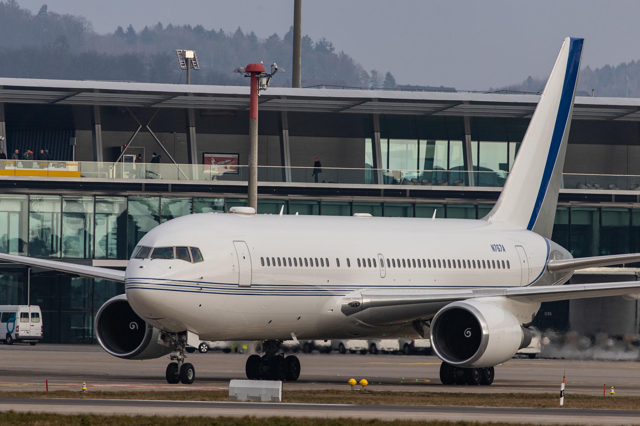 Flughafen Zürich: Private owner |  Boeing 767-2AX B762 | N767A | MSN 33685