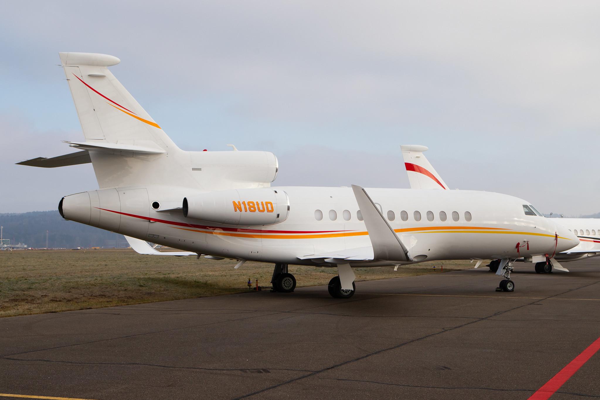 Flughafen Zürich: Private owner |  Dassault Falcon 900EX F900 | N18UD | MSN 294