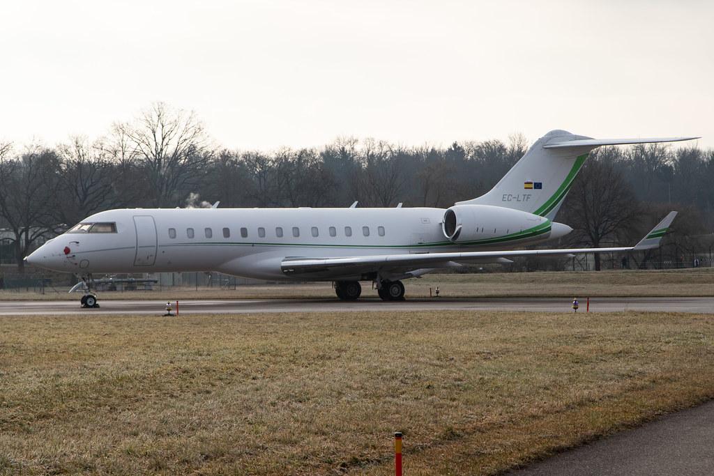 Flughafen Zürich: TAG Aviation Espana |  Bombardier Global 6000 GLEX | EC-LTF | MSN 9464