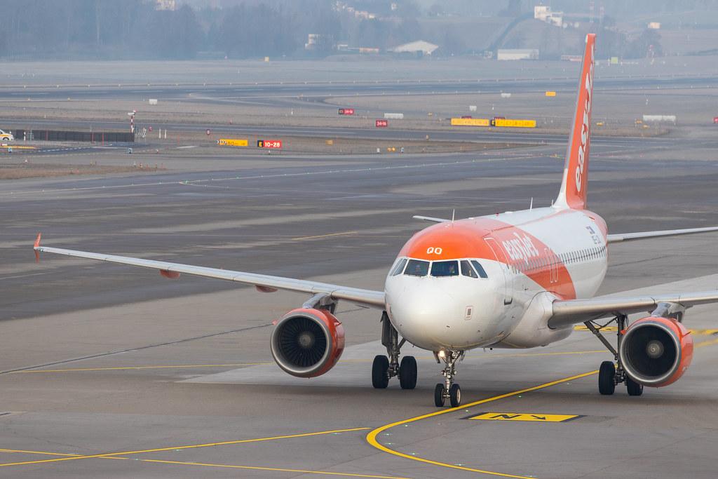 Flughafen Zürich: easyJet (U2 / EZY) | Operator: easyJet Europe |  Airbus A319-111 A319 | OE-LQO | MSN 3754
