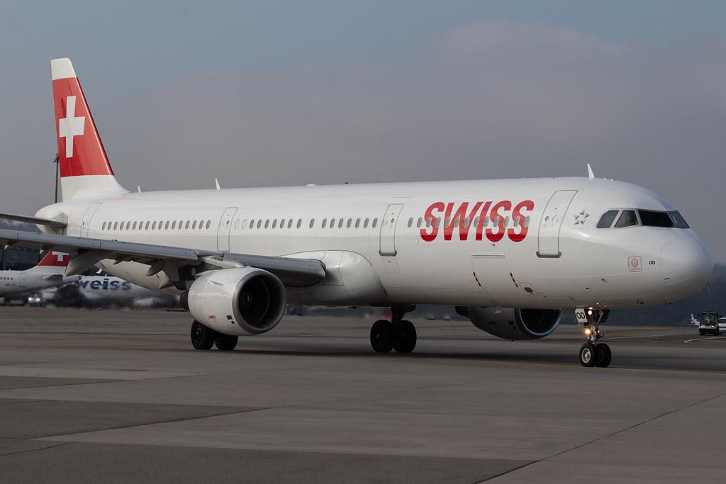 Flughafen Zürich: Swiss (LX / SWR) |  Airbus A321-111 A321 | HB-IOD | MSN 0522