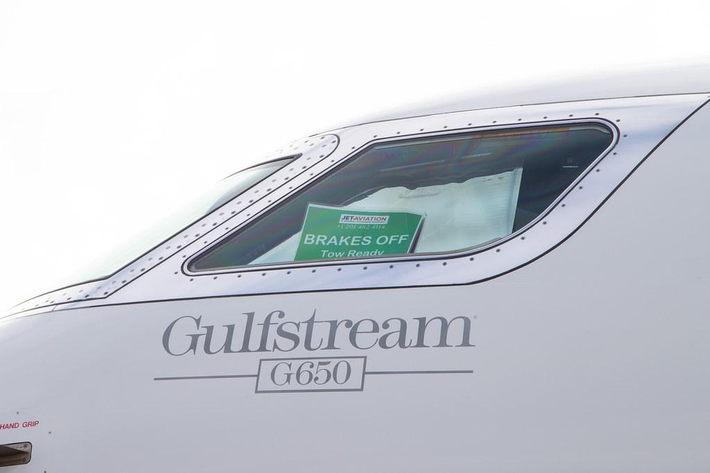 Flughafen Zürich: Jet Aviation Flight Services (/ JAS) |  Gulfstream G650 GLF6 | N1777M | MSN 6094