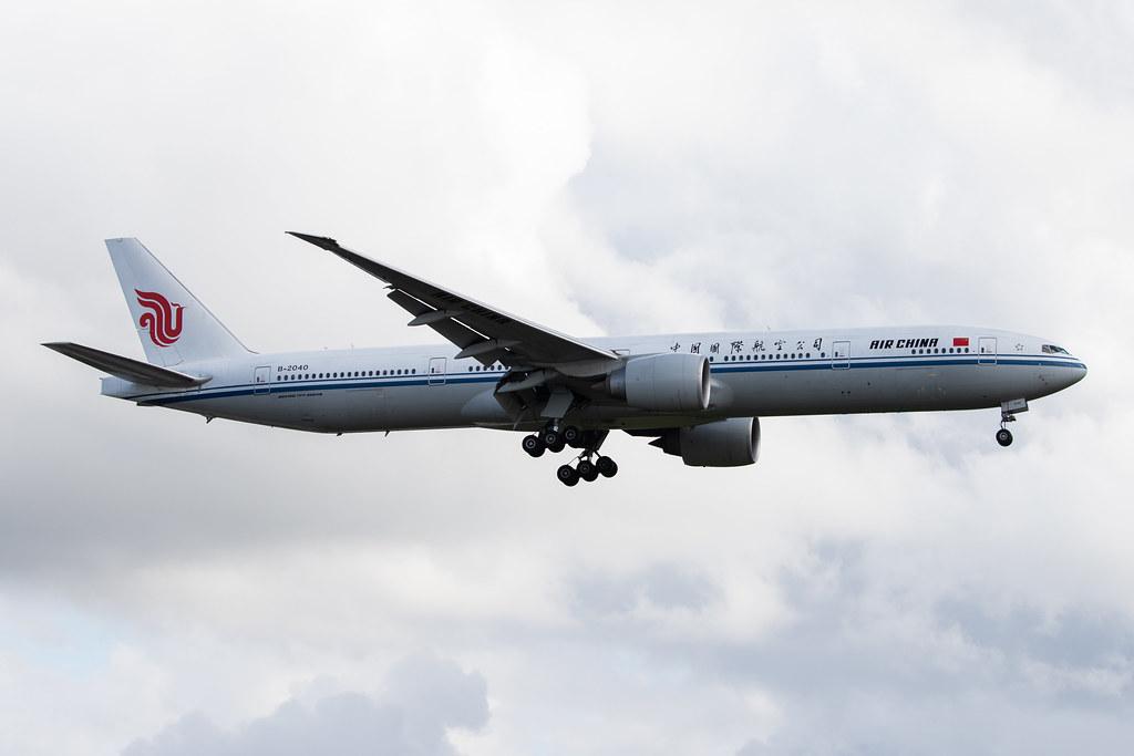 London Heathrow Airport: Air China (CA / CCA) |  Boeing 777-39L(ER) B77W | B-2040 | MSN 38680