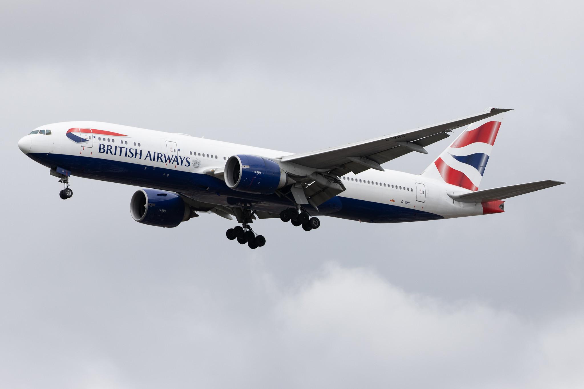 London Heathrow Airport: British Airways (BA / BAW) |  Boeing 777-236(ER) B772 | G-VIIS | MSN 29323