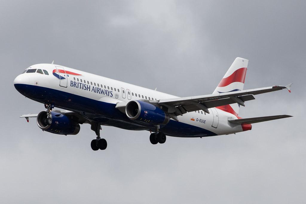 London Heathrow Airport: British Airways (BA / BAW) |  Airbus A320-232 A320 | G-EUUE | MSN 1782