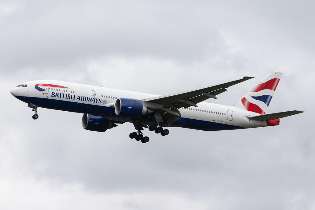 London Heathrow Airport: British Airways (BA / BAW) |  Boeing 777-236(ER) B772 | G-VIIC | MSN 27485